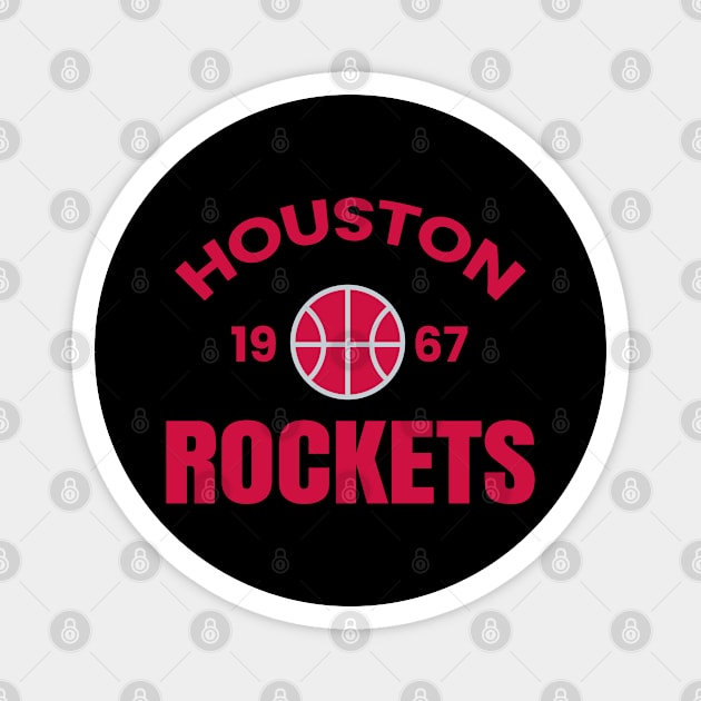 houston 1967 rocket basketball Magnet by ALSPREYID